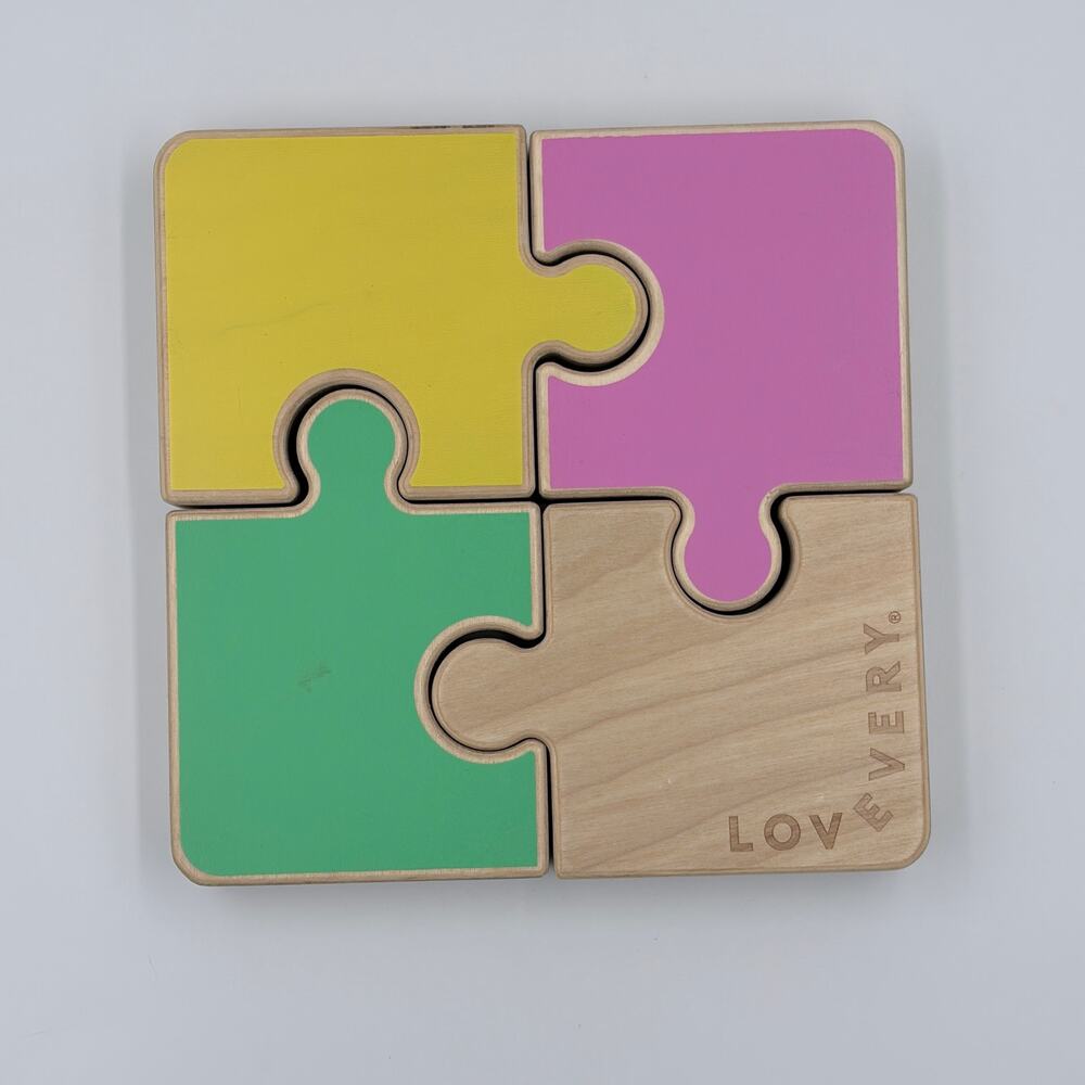 Lovevery Chunky Wooden Jigsaw Puzzle The Companion Play Kit